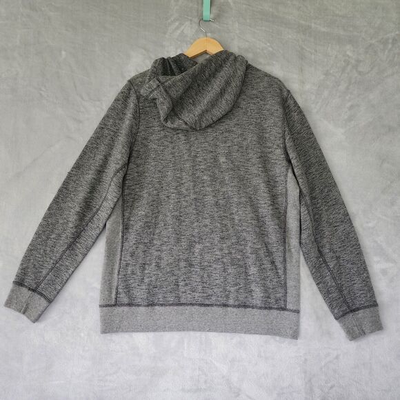 Abercrombie Fitch Hoodie Jacket Mens Medium Full Zip Patch Logo Spell Out Hooded - Picture 3 of 9